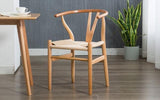 Rustic Wishbone Dining Chair | CORINA - onehappyhome