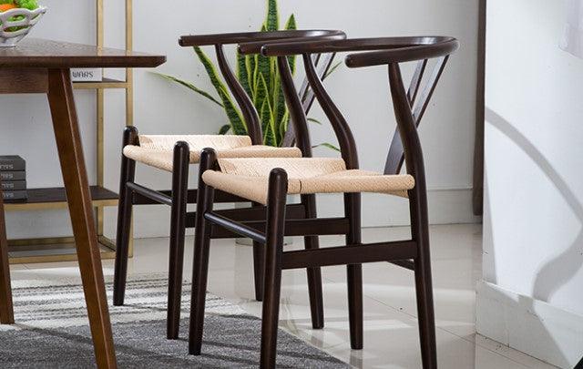 Rustic Wishbone Dining Chair | CORINA - onehappyhome