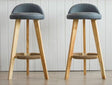 Rustic Wood Bar Stool | CARL - onehappyhome