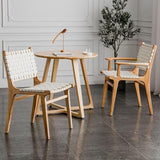 Saddle Leather Dining Chair | ANDREA - onehappyhome