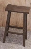 Saddle Solid Wood Bar Stool | CHLOE - onehappyhome