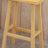 Saddle Solid Wood Bar Stool | CHLOE - onehappyhome