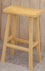 Saddle Solid Wood Bar Stool | CHLOE - onehappyhome