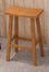 Saddle Solid Wood Bar Stool | CHLOE - onehappyhome