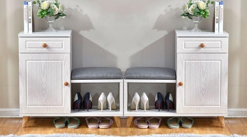 Shoe Storage Bench | CORA - onehappyhome