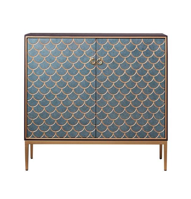 sideboard cabinet with fishscale