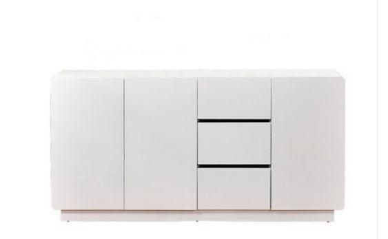 white cabinet with drawers