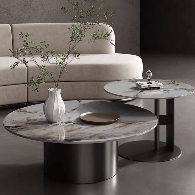 nesting coffee table sintered stone