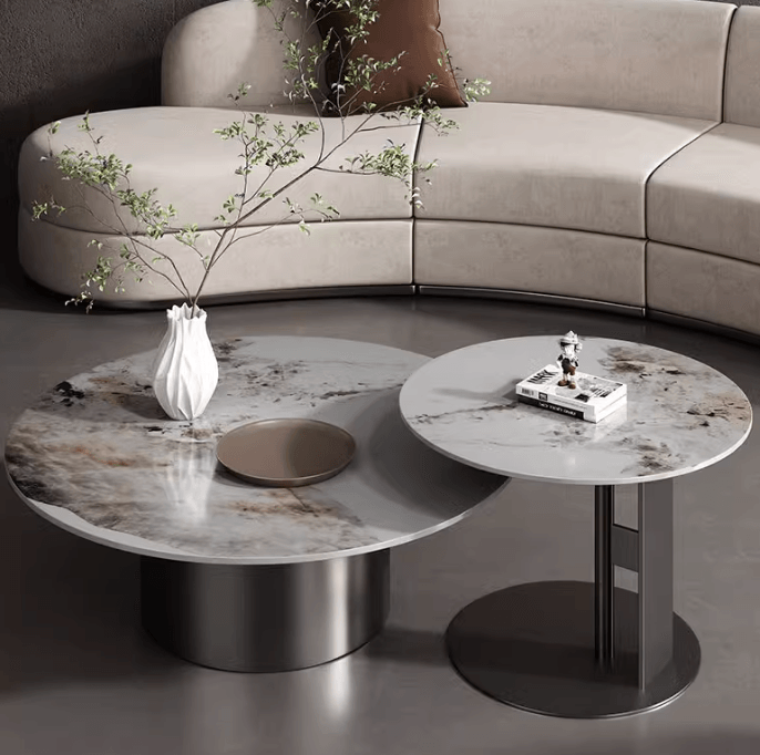 nesting coffee table sintered stone