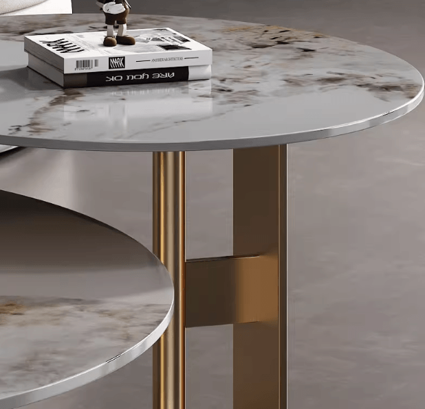 Sintered Stone Coffee Table Set | GAHAM - onehappyhome