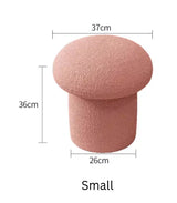 Mushroom Bouclé Pouf Stool | RITIKA