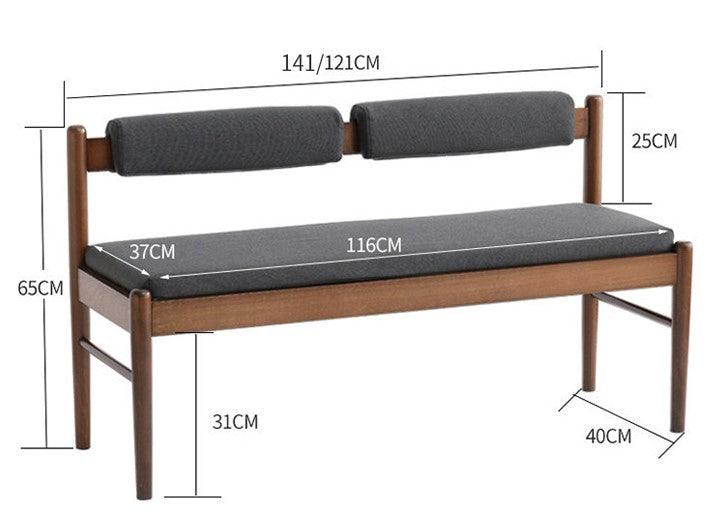 Sofa Wood Bench | LISA - onehappyhome