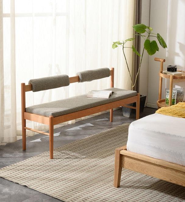 solid wood bench sofa