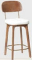 Solid Wood Bar Chair | BRENDA - onehappyhome