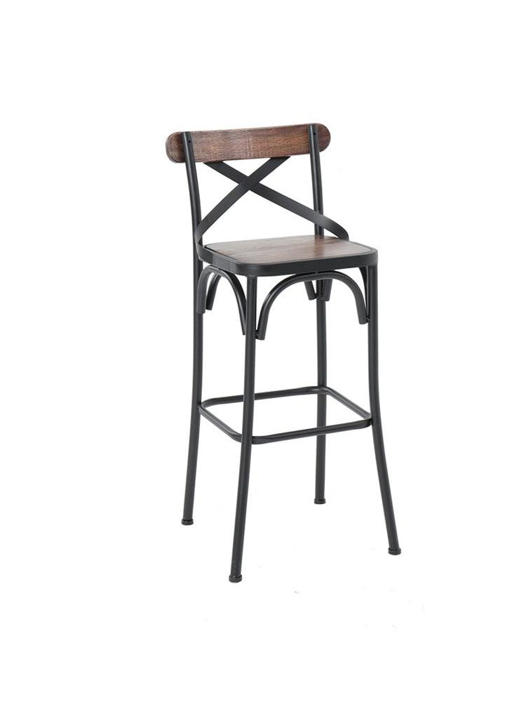 Solid Wood Bar Chair | ELIJAH - onehappyhome