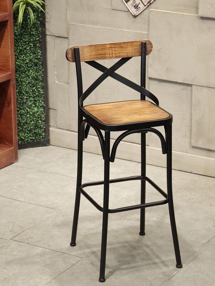 Solid Wood Bar Chair | ELIJAH - onehappyhome