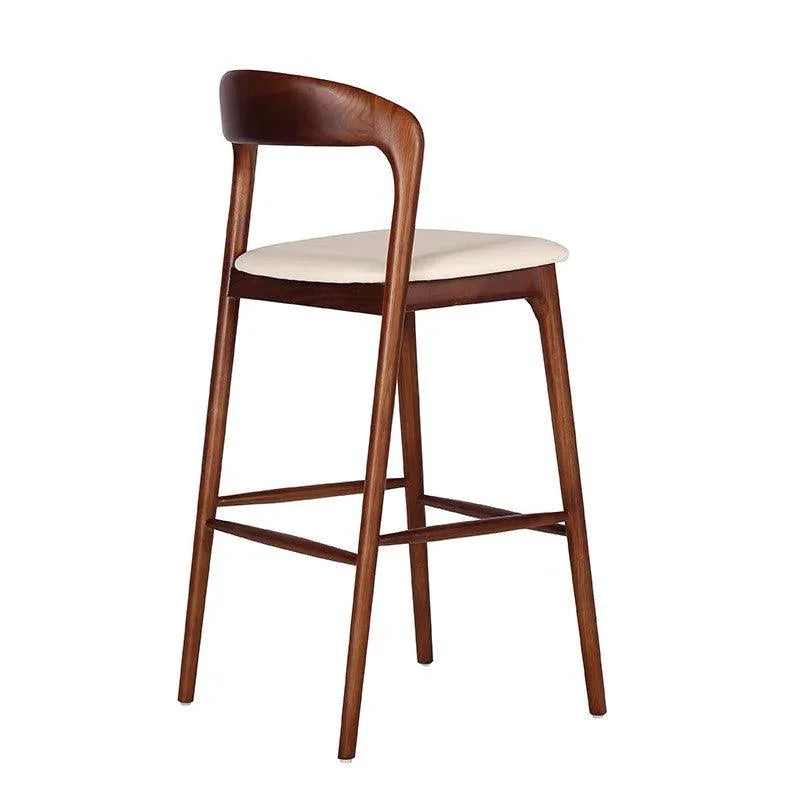 Solid Wood Bar Chair | RAMON - onehappyhome