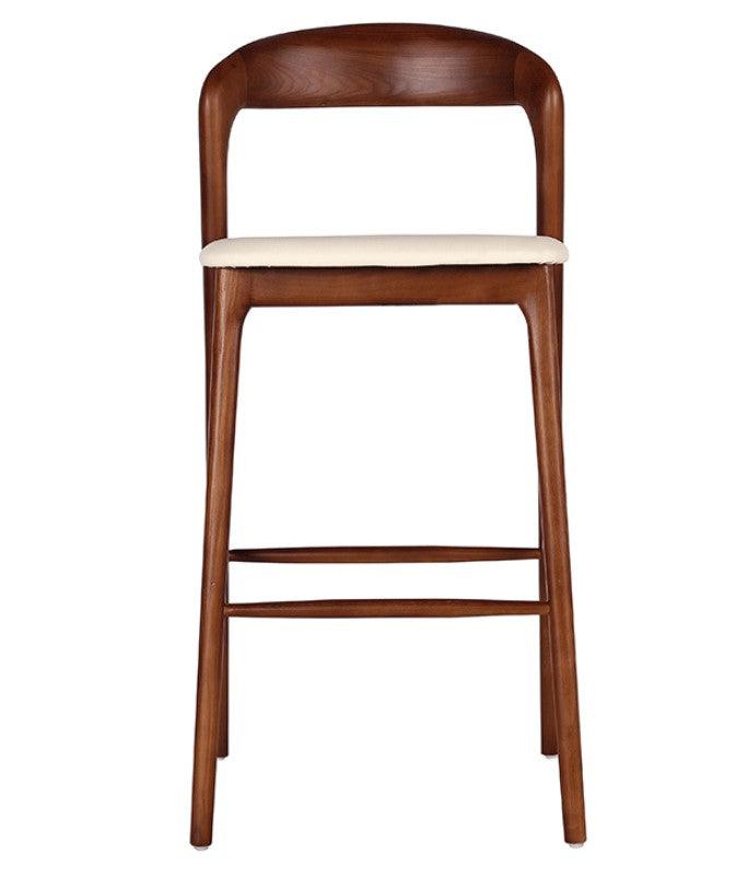 Solid Wood Bar Chair | RAMON - onehappyhome