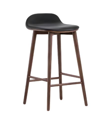Solid Wood Bar Stool | ALBERT - onehappyhome