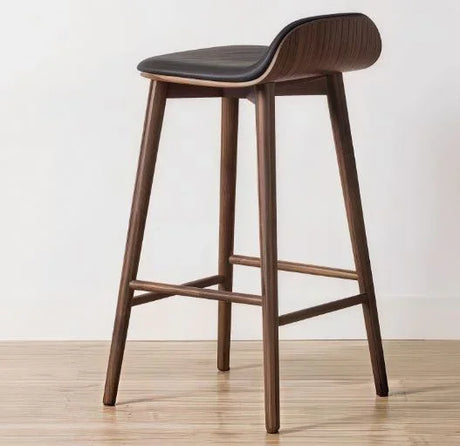 Solid Wood Bar Stool | ALBERT - onehappyhome