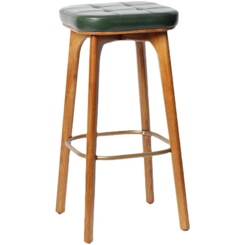 solid wood bar stool