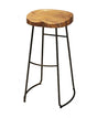 solid wood bar stool