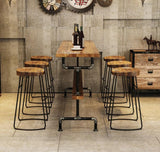 Solid Wood Bar Stool | LUCAS - onehappyhome