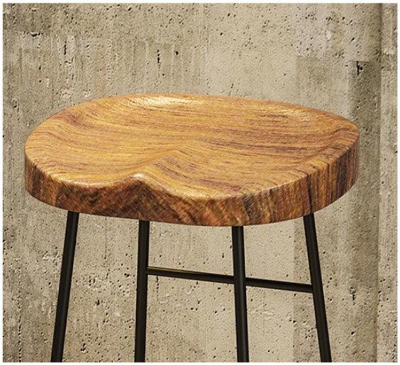 Solid Wood Bar Stool | LUCAS - onehappyhome