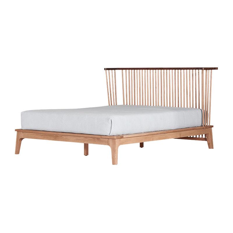 solid wood bed frame japanese style