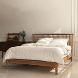 Solid Wood Bed Frame | MAHEK - onehappyhome