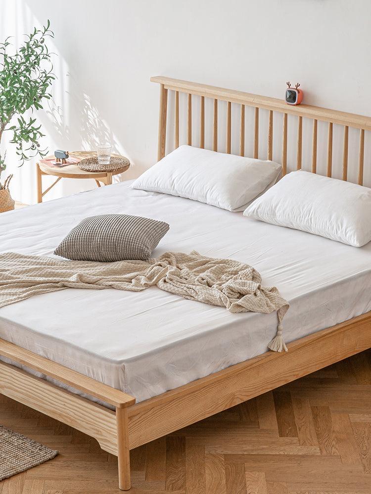 Solid Wood Bed Frame | SANSA - onehappyhome