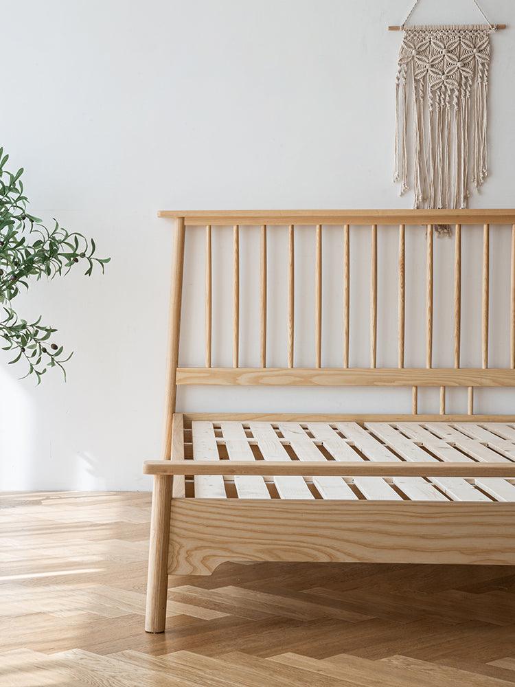 Solid Wood Bed Frame | SANSA - onehappyhome