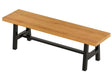 Solid Wood Dining Bench | BRANDO-E - onehappyhome