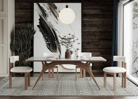 Solid Wood Dining Chair | DEVAL - onehappyhome