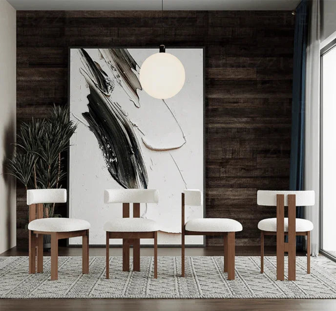 Solid Wood Dining Chair | DEVAL - onehappyhome