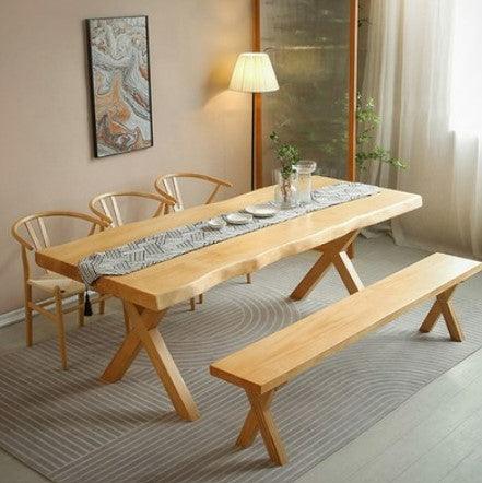 wood dining set 