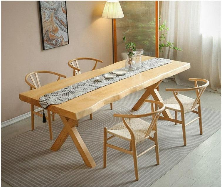 Solid Wood Dining Set | IDIKA - onehappyhome