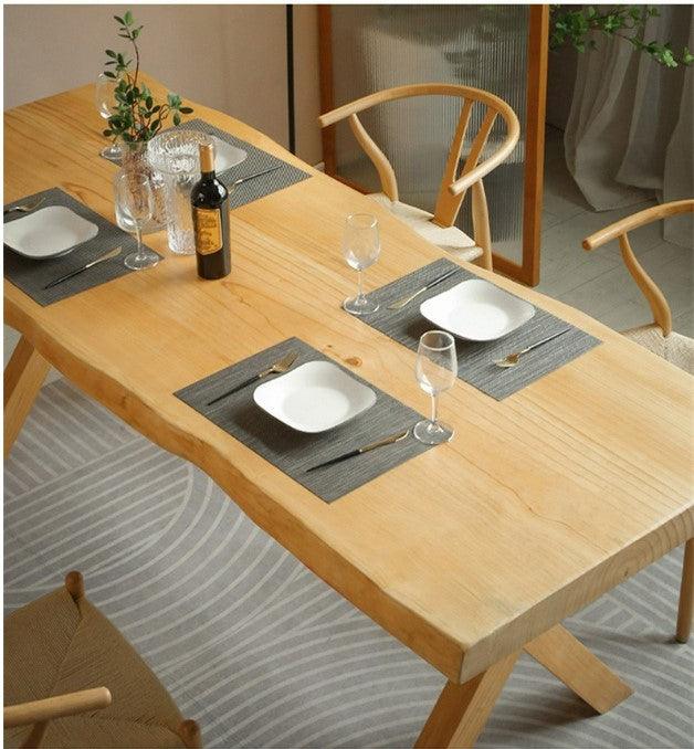 Solid Wood Dining Set | IDIKA - onehappyhome