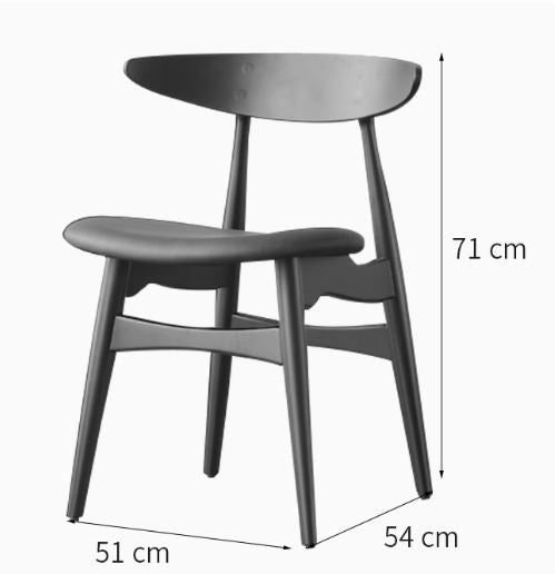 Solid Wood Dining Side Chair | VIRAJ - onehappyhome