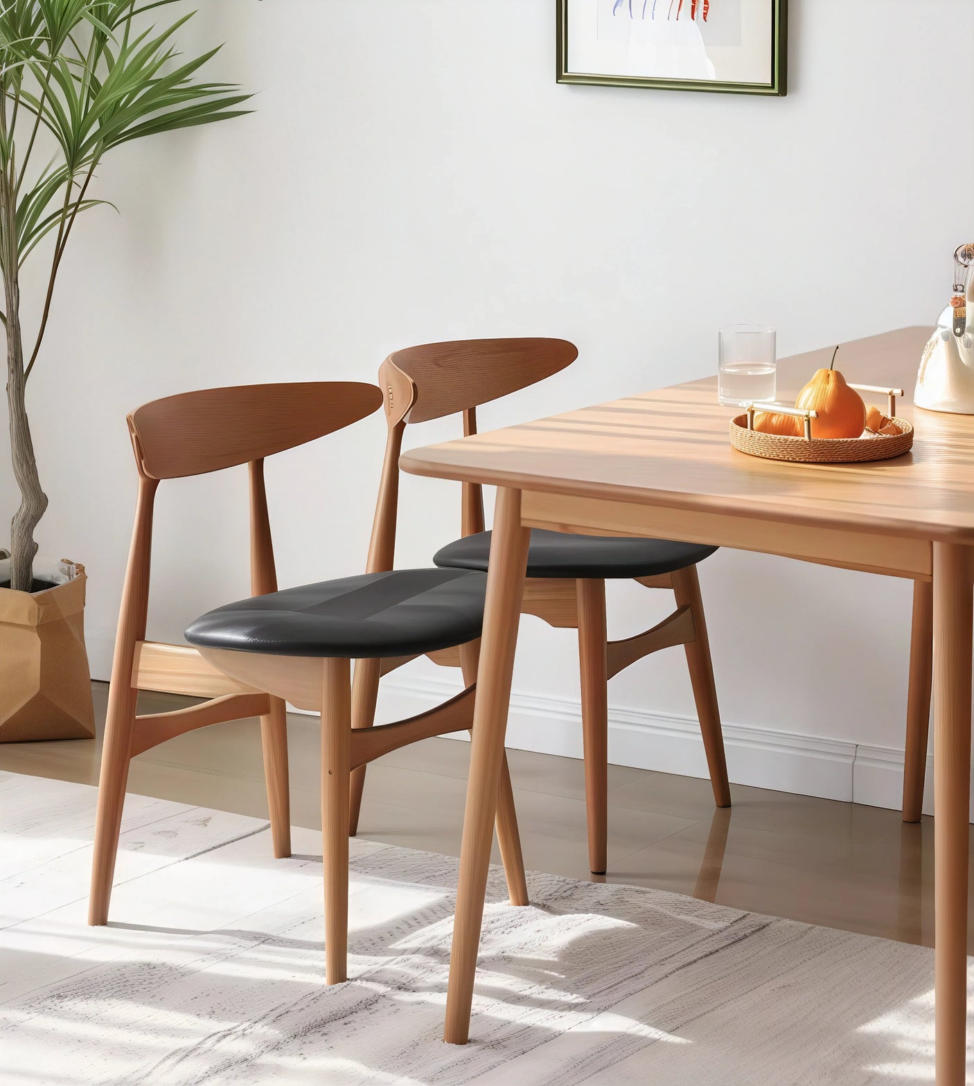 Solid Wood Dining Side Chair | VIRAJ - onehappyhome