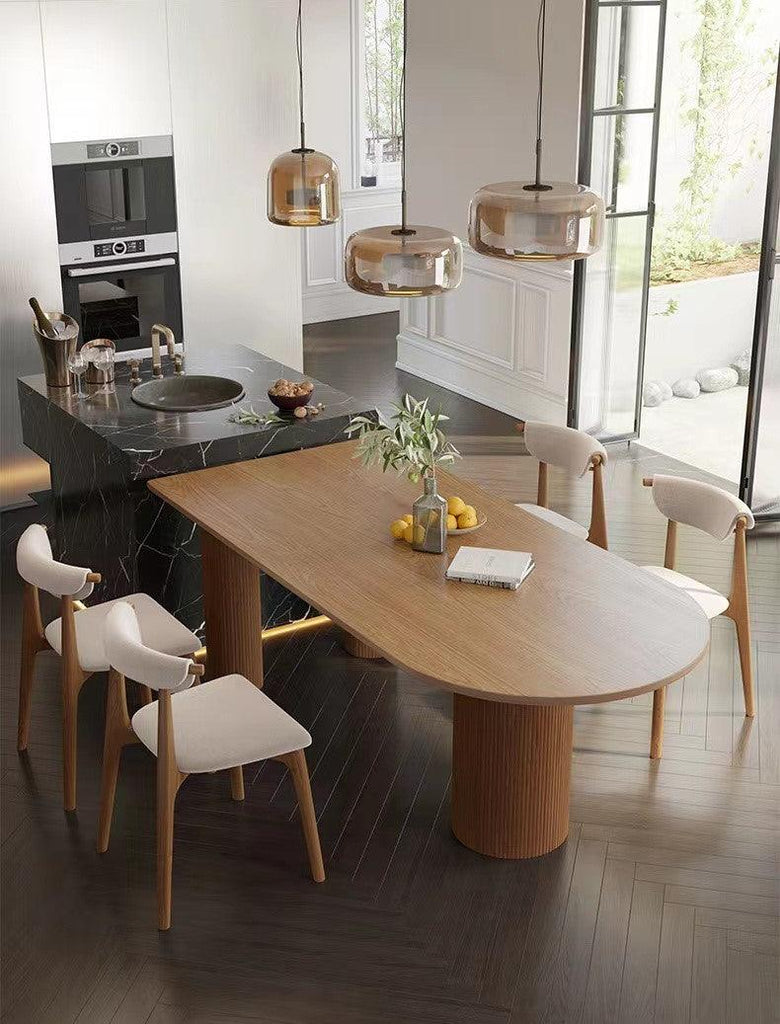 Solid Wood Dining Table | DENLEY - onehappyhome