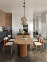 Solid Wood Dining Table | DENLEY - onehappyhome