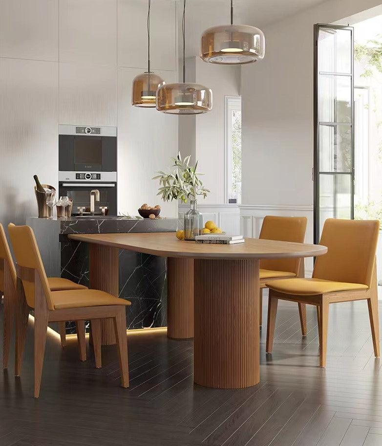 Solid Wood Dining Table | DENLEY - onehappyhome