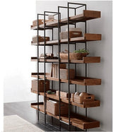 Solid Wood Display Shelf | SALDANA - onehappyhome