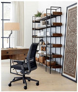 industrial solid wood display rack and bookshelf