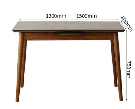 Solid Wood Extendable Dining Table | LAURA - onehappyhome