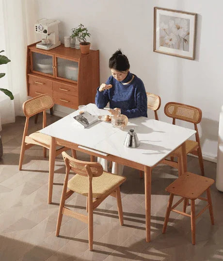 Solid Wood Extendable Dining Table | LAURA - onehappyhome