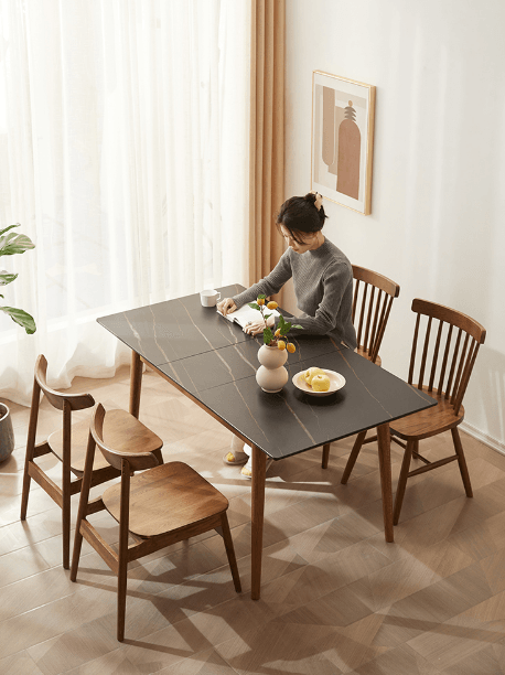 Solid Wood Extendable Dining Table | LAURA - onehappyhome