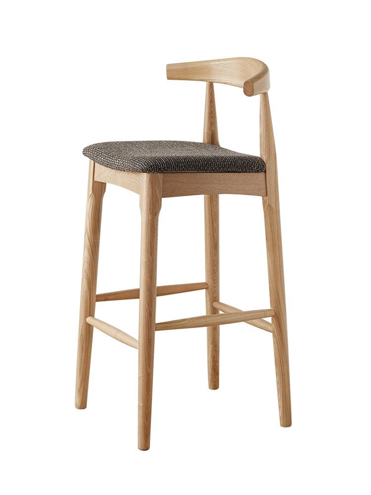 Solid wood horn bar chair