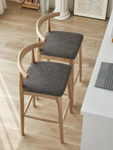 Solid Wood Horn Bar Chair | DARWIN - onehappyhome